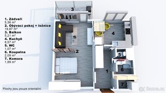 Prodej bytu 1+1, Ústí nad Orlicí , Třebovská ul. - 3