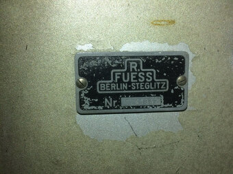 Barograph R. FUESS BERLIN-STEGLITZ, barometr - 3