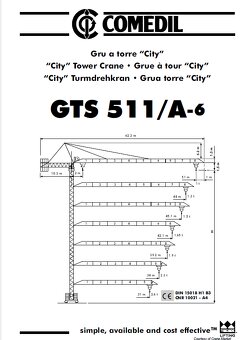 Prodej pronájom Stavebný jeřáb TEREX COMEDIL GTS511/A 10-30 - 3