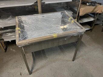 Nerezový dřez jednokomorový (rozměry 100cm-140cm) - 3