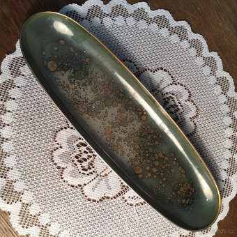 mosazná smaltovaná mísa miska - 3