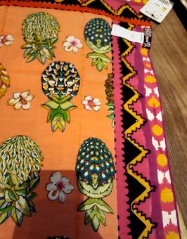 Nový dámský značkový šátek šála i pareo desigual s ananasy - 3