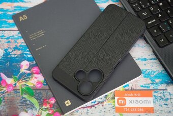 Silikonové pouzdro s koženkovým vzorem Xiaomi / Redmi / Poco - 3