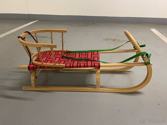 Dřevěné sáňky - 3