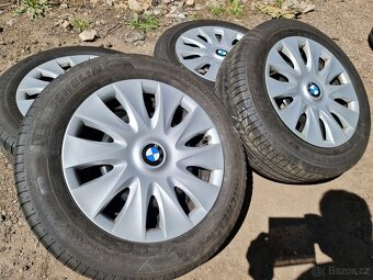 R16" plechové disky 5x120 7jx16 et31 pneu 205/60 - 3