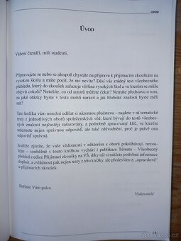 Přijímací zkoušky na VŠ - testy všeobecný přehled - 3
