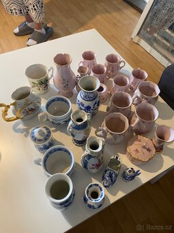 Růżový a modrý porcelán - 3