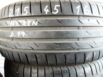 PNEU 225/55/16 a 215/45/16 , 2-4 kusy , R16 léto - 3