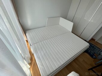 Rozkladaci postel Ikea flekke 80/200 rozlozena 160/200 - 3