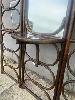 Věšáková stěna z bambusu ala Thonet - 3