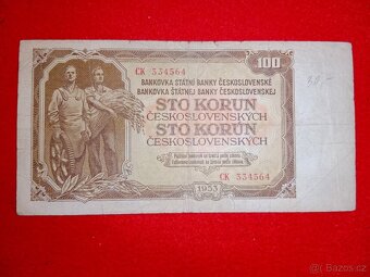 Československé bankovky 10 ks + 1 ks - celkem 11 ks - 3