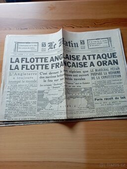 Nabízím staré válečné noviny z Paříže,1939-1940 - 3