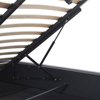 Elegantní čalouněná postel s úložným prostorem NOVÁ - 3