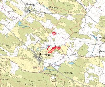 Zemědělská půda, prodej, Hroznatín, Třebíč - 3