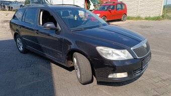 Škoda Octavia II face  černá metalíza kód barvy LF9R 9910 1Z - 3