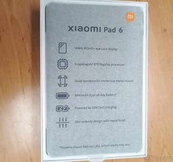 Xiaomi Pad 6 + originální klávesnice - nové, nepoužité - 3