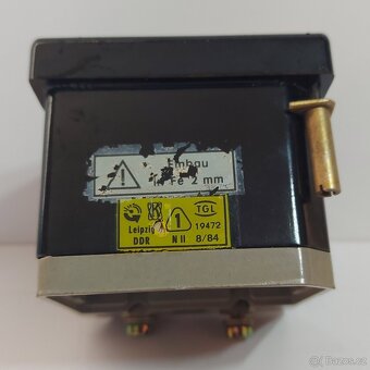 Panelové ručkové měřidlo - ampermetr, voltmetr - 3