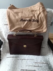 Kožená italská dámská kabela - 3