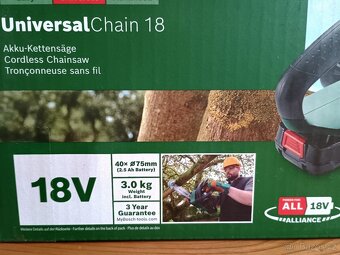 Nová Aku pila Bosch UniversalChain 18 - 3