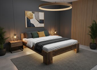 Postel 180x200 s roštem Zdarma - více kusu - 3