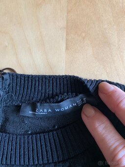 černé šaty zn. Zara - vel. M - 3