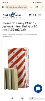 Minerální vata PAROC - 3