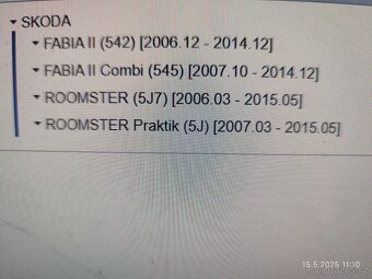 Mřížka chladiče 5J0803607A Škoda fabia II, Roomster - 3
