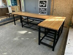 Dílenský stul ponk Bizon 2950x700x890mm - 3