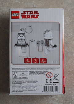Lego SW stormtrooper přívěšek na klíče/baterka - 3