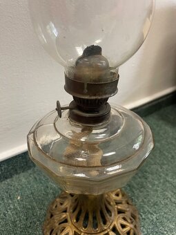 Petrolejová lampa - secesní - 3