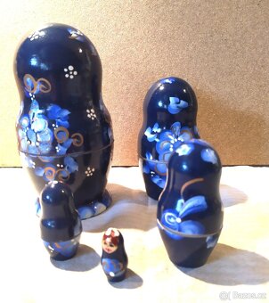 Nabízím originální Ruské matrjošky sadu 5 ks v. 18cm - 3