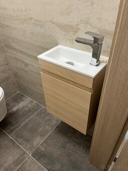 Úzká skříňka Naturel Verona na záchod nebo do koupelny - 3