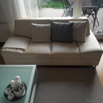 Moderní kožená sedací souprava INÉ MONACO. - 3