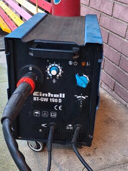 Prodám co2 svářečku EINHELL BT-GW 190 D.(MAX 190 A) + BOMBA - 3