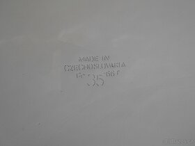 Starý, smaltovaný tácek, akt. - 3