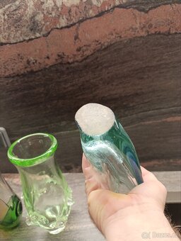 Váza hutní sklo ÚUŘ Praha sklárna Škrdlovice - 3