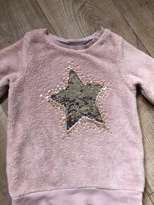 Chlupatková mikina H&M 110/116 - 3