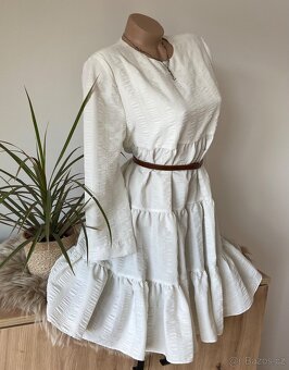 Dámské vrstvené mini šaty Zara vel.M - 3