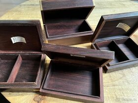 krabičky teakové dřevo - 3