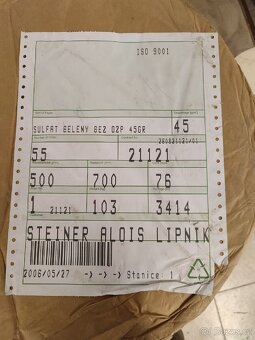 Papír sulfátový bělený. - 3