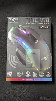 Bezdrátová herní myš Elite M70 Black od SPIRIT OF GAMER - 3