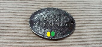 Odznak - placka příslušníka Gestapa. Kopaný nález. - 3