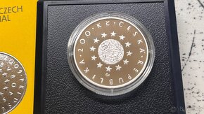 Pametni stribrna mince Predsednictvi CR v EU 200Kc - 3