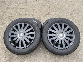 Originální kola Škoda 5x112 r16, pneu 205/60 r16 - 3