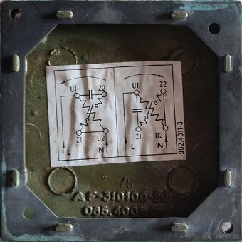 Elektromotor 0.75 kW 2800 ot. 220 V - 3
