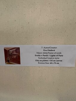 Světlo v Paříži - olej na plátně - 3