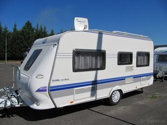 Prodám karavan Hobby 460 ufe,r.v.2007  mover, solár ,satelit - 3