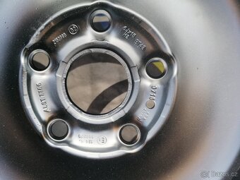 Plechové disky 15 5X112 J6.0 ET43 Škoda VW - 3