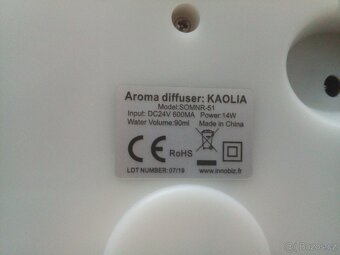 Prodám aroma difuzer Innobiz Kaolia - 3