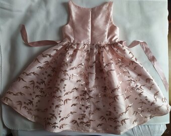 Slavnostní, vánoční šaty, Monsoon, vel. 128/134 - 3